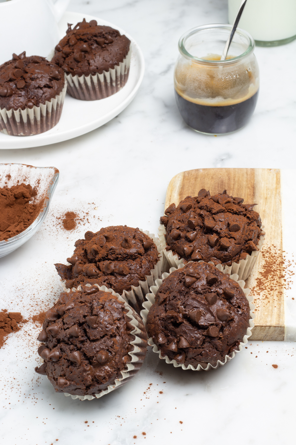 Muffin al cioccolato fondente 3