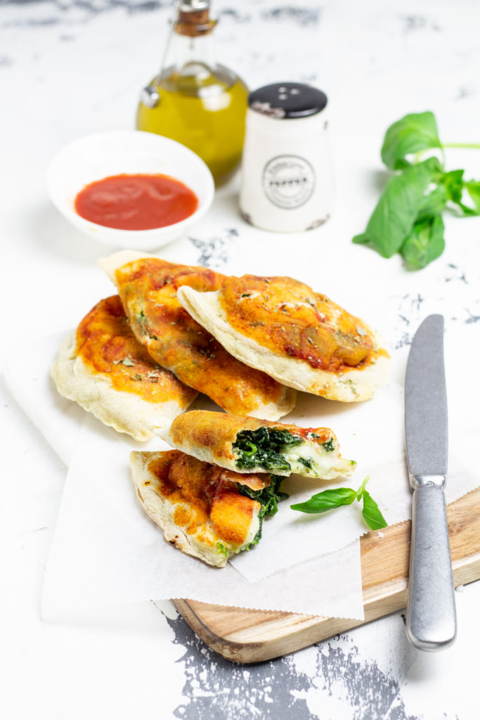 PANZEROTTI AL FORNO RICOTTA E SPINACI 2